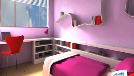 Le violet en décoration d\'intérieur - Minutefacile.com Le violet en décoration d\'intérieur - Minutefacile.com