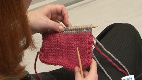 changement de couleur tricot