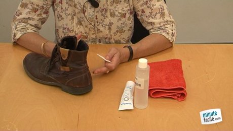 cuir chaussure abimé