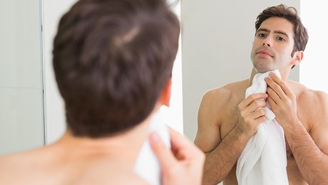 irritation de la peau après rasage