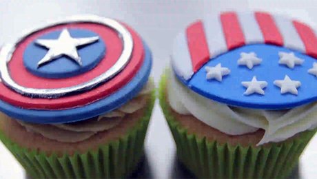Captain America Cupcakes Recette Facile Et Rapide Minutefacile Com Captain America Cupcakes Recette Facile Et Rapide Minutefacile Com