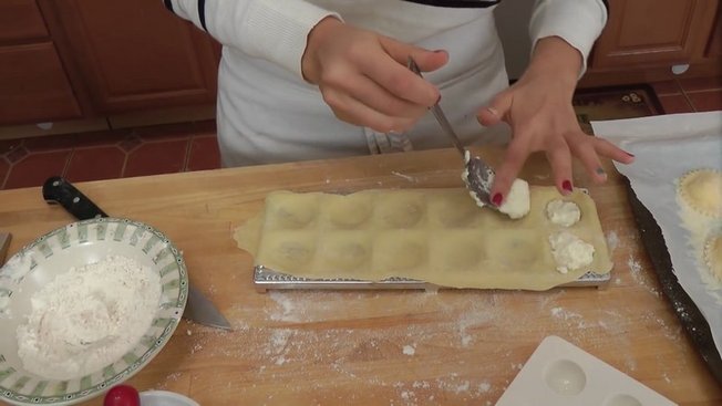 Une autre astuce pour former les raviolis