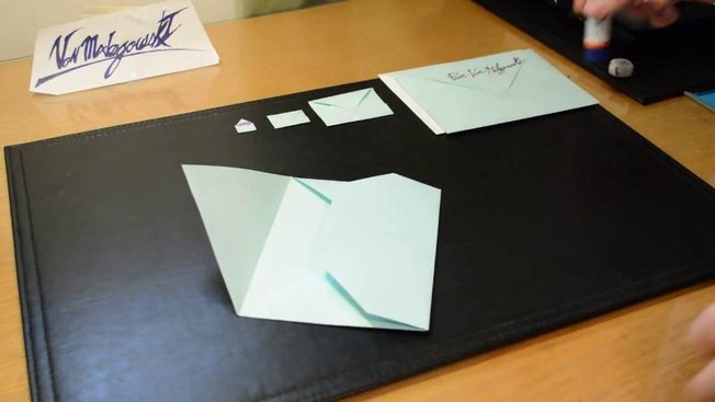Formez l’ouverture de l’enveloppe