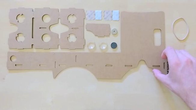 Comment faire un casque Google cardboard, réalité virtuelle