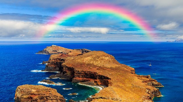 Les couleurs de l'arc en ciel