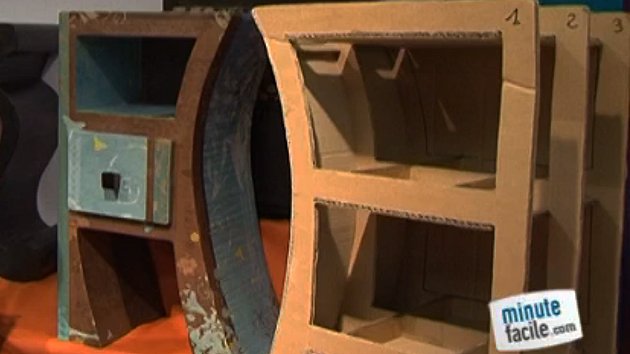 Les bases de la création d'un meuble en carton