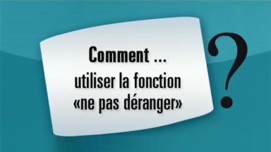 iphone ne pas déranger