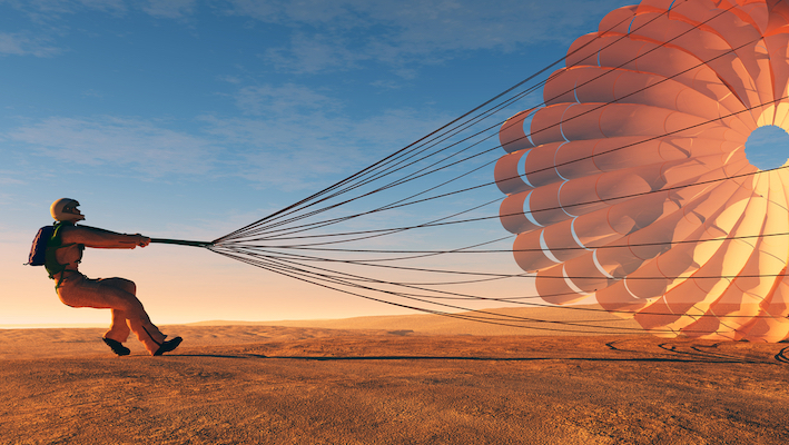 Saut en parachute