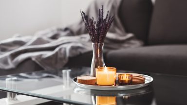 Table basse en verre